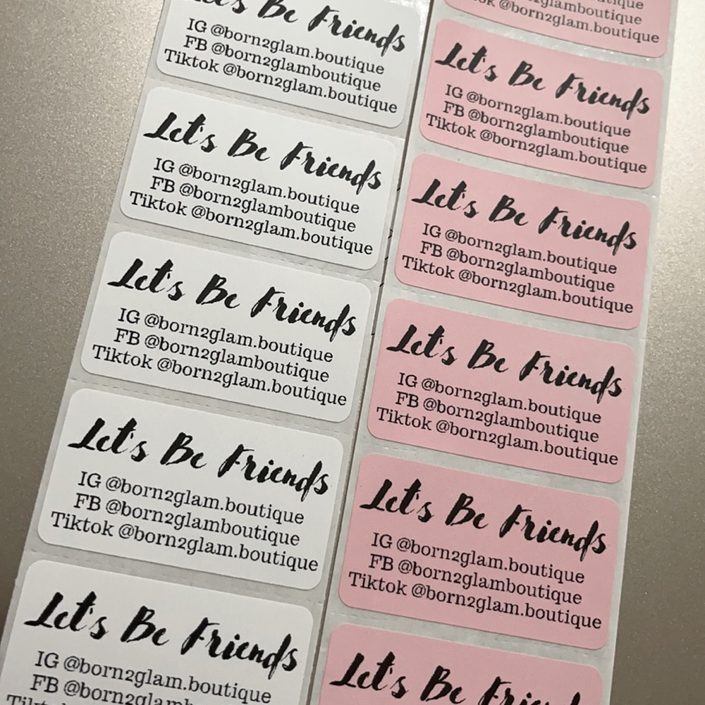 Let’s Be Friends Stickers